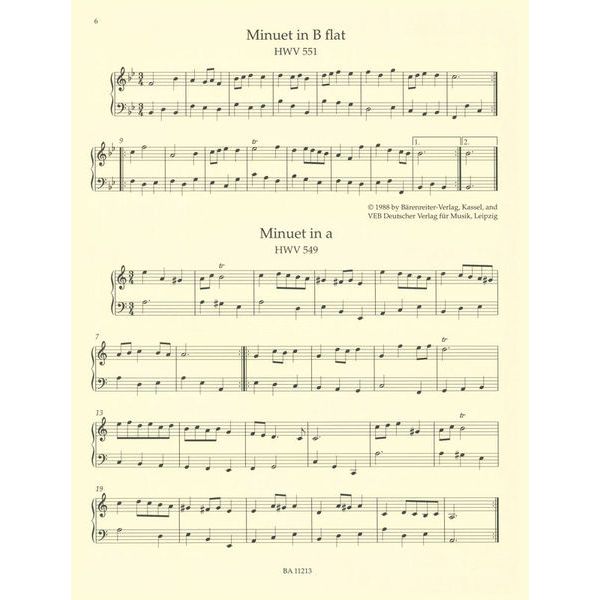 Bärenreiter An Easy Handel Organ Album