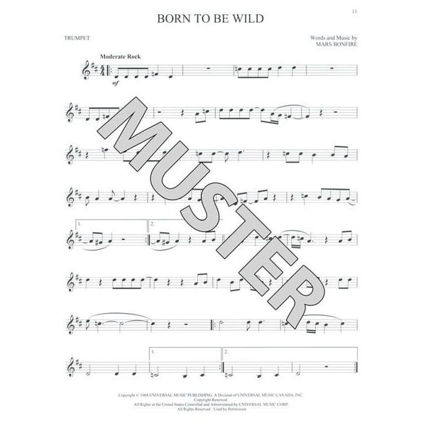 Hal Leonard Greatest Songs Of Rock Trumpet