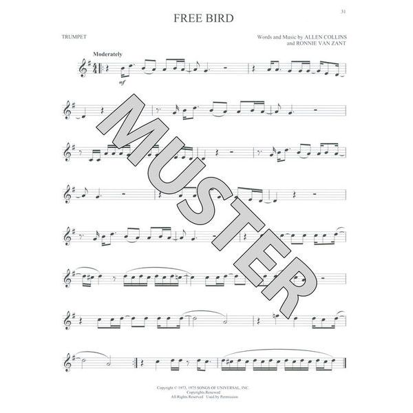 Hal Leonard Greatest Songs Of Rock Trumpet