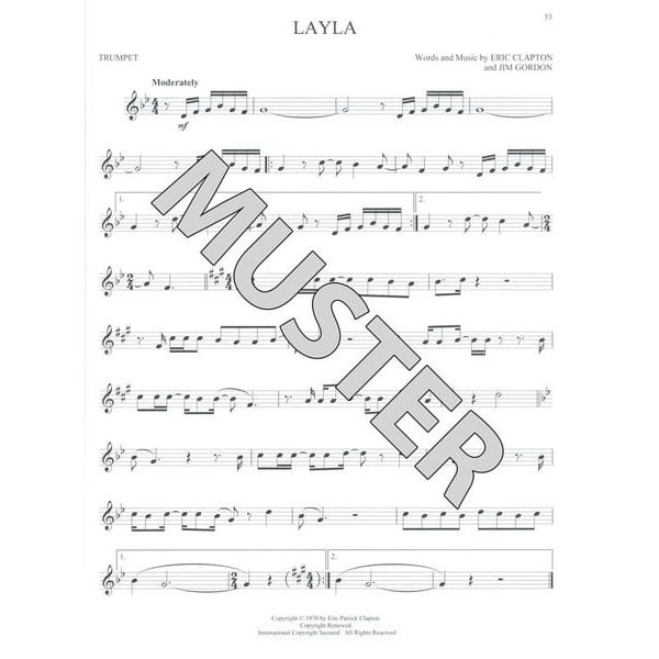 Hal Leonard Greatest Songs Of Rock Trumpet