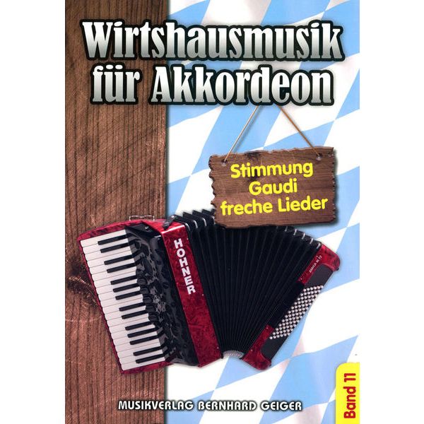 Musikverlag Geiger Wirtshausmusik Akkordeon 11