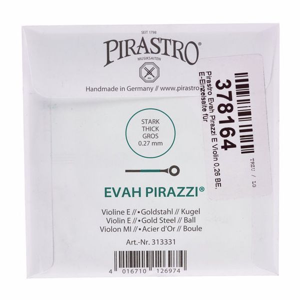 Pirastro Evah Pirazzi E Violin 0,27 BE