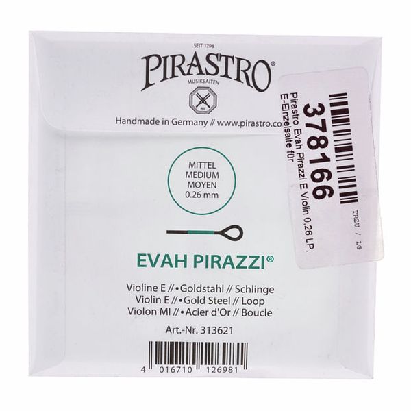 Pirastro Evah Pirazzi E Violin 0,26 LP