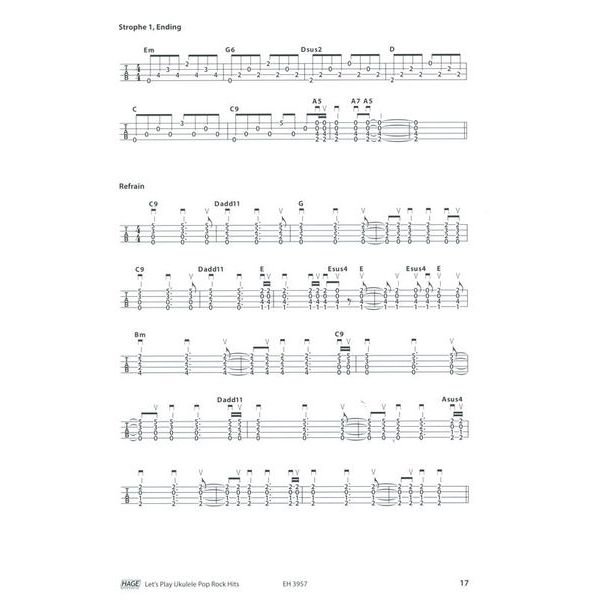 Hage Musikverlag Let's Play Ukulele Hits