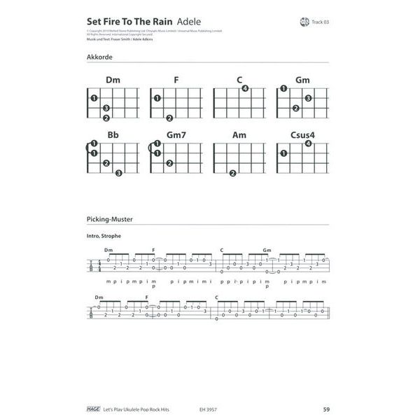 Hage Musikverlag Let's Play Ukulele Hits