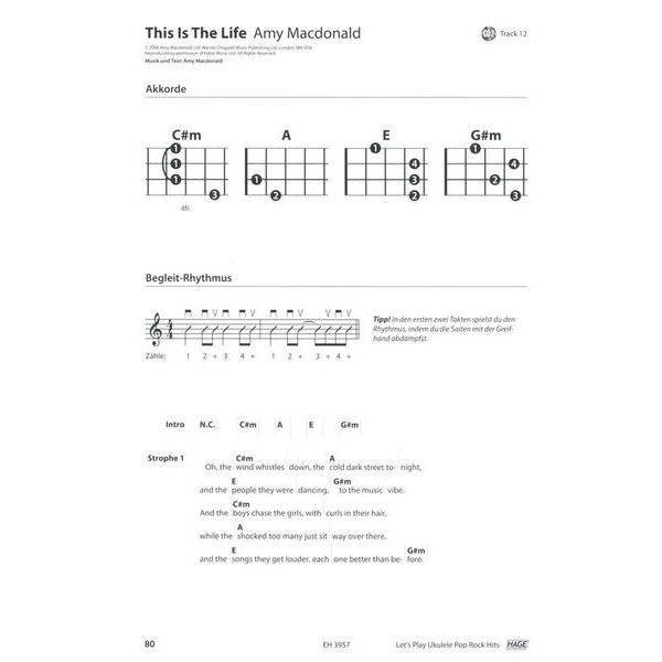 Hage Musikverlag Let's Play Ukulele Hits