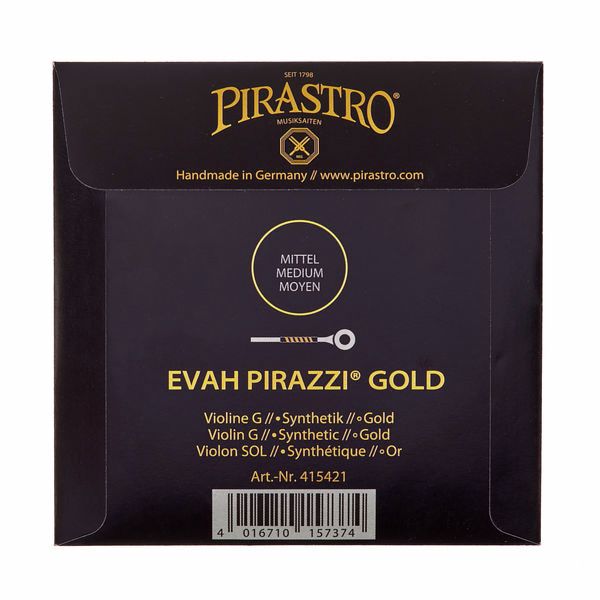 Pirastro Evah Pirazzi Gold G Go Violin