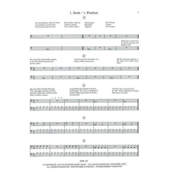 Editions Marc Reift Schule für Tenorposaune