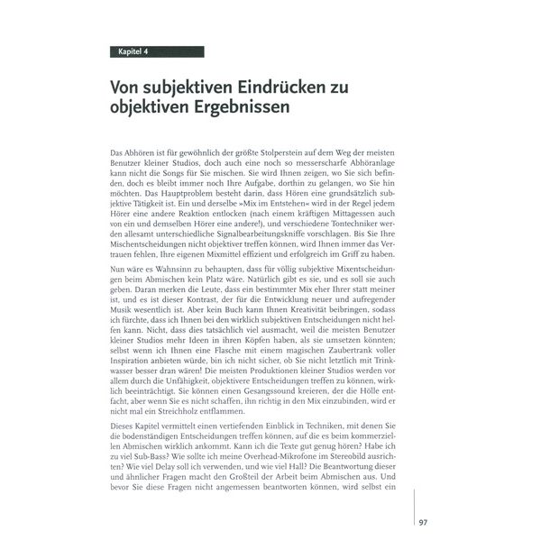 mitp Verlag Mixing Secrets