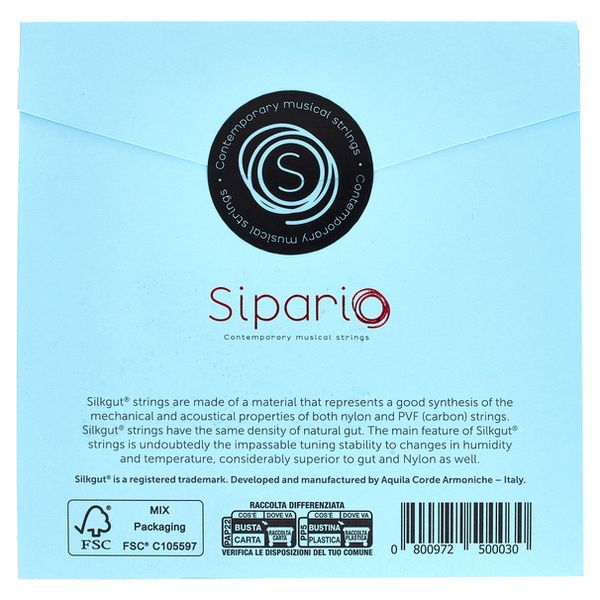 Sipario Silkgut 1st F Harp String No.7