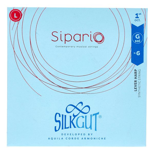 Sipario Silkgut 1st G Harp String No.6
