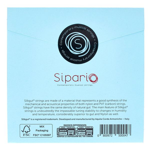 Sipario Silkgut 1st G Harp String No.6