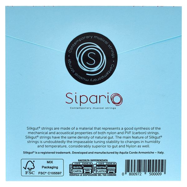 Sipario Silkgut 1st A Harp String No.5