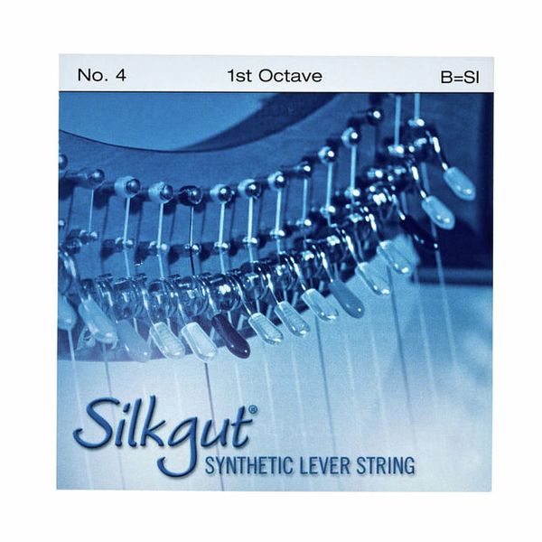 Bow Brand Silkgut 1st B Harp String No.4