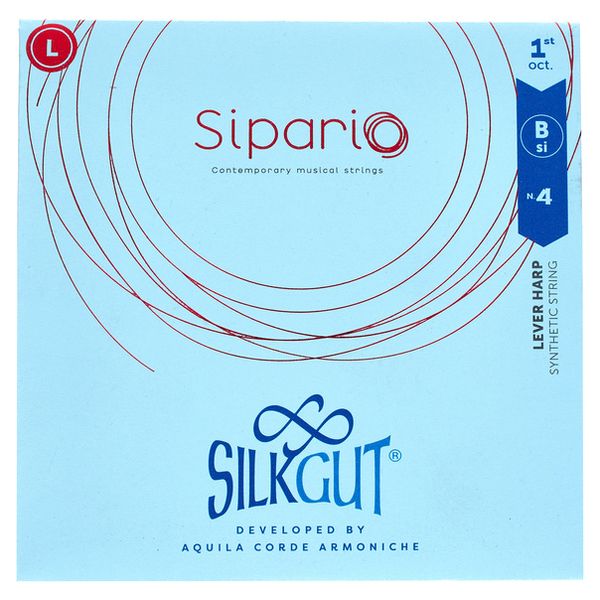 Sipario Silkgut 1st B Harp String No.4
