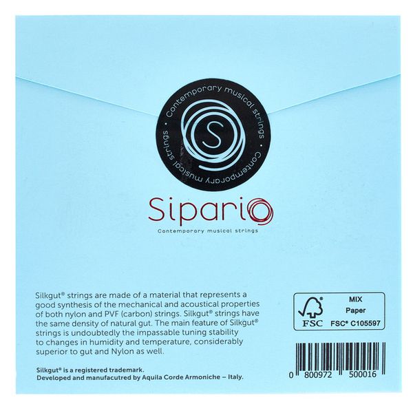 Sipario Silkgut 1st B Harp String No.4