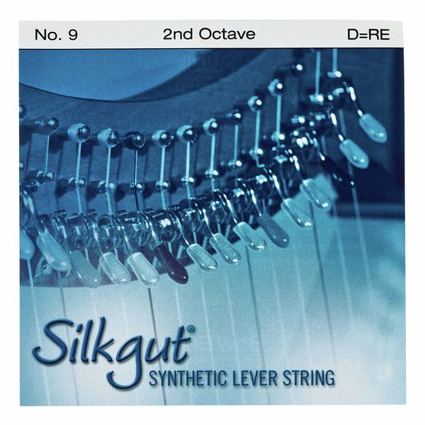 Bow Brand Silkgut 2nd D Harp String No.9