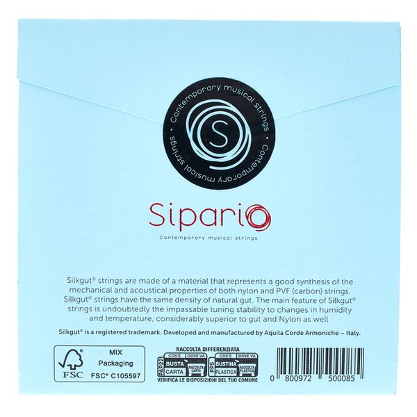 Sipario Silkgut 2nd D Harp String No.9