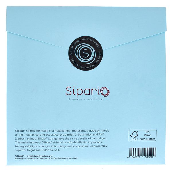 Sipario Silkgut 4th G Harp Str. No.27