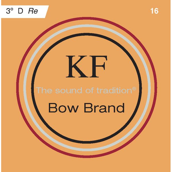 Bow Brand KF 3rd D Harp String No.16