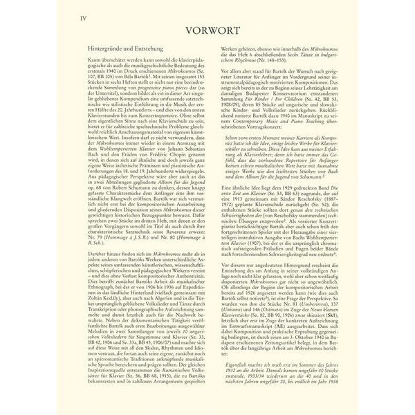 Wiener Urtext Edition Bartok Mikrokosmos 1