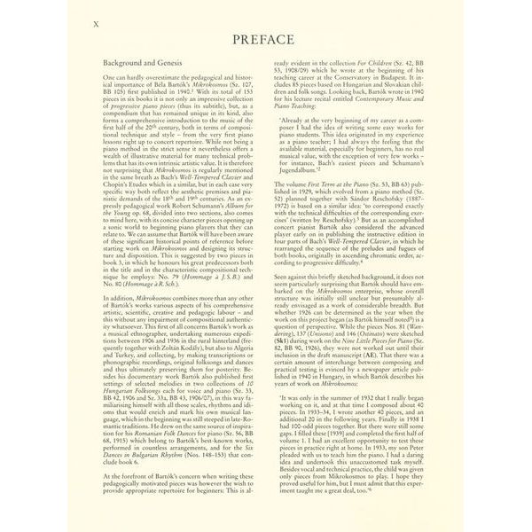 Wiener Urtext Edition Bartok Mikrokosmos 1