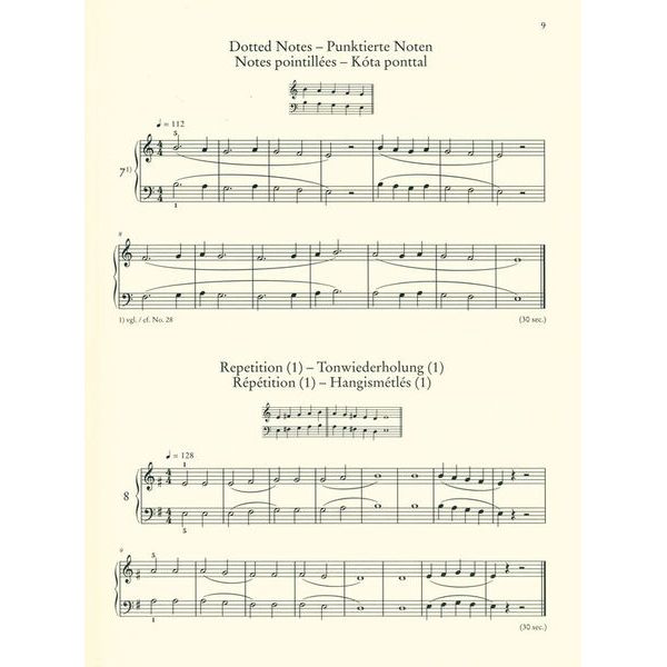 Wiener Urtext Edition Bartok Mikrokosmos 1