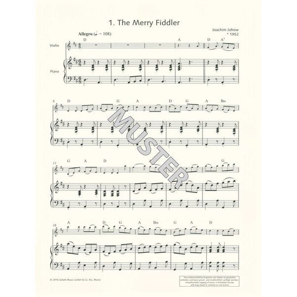 Schott The Merry Fiddler
