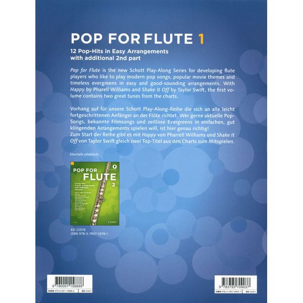 Schott Pop For Flute 1