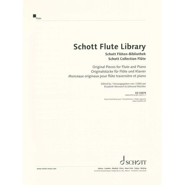 Schott Flute Library