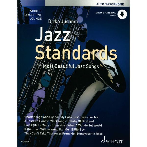 Schott Jazz Standards Alto Sax
