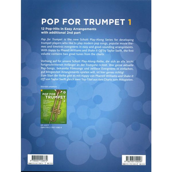 Schott Pop For Trumpet 1