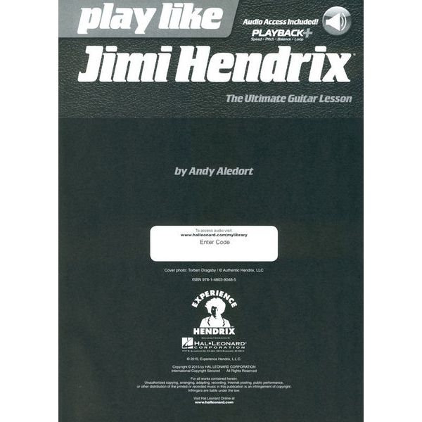 Hal Leonard Play Like Jimi Hendrix