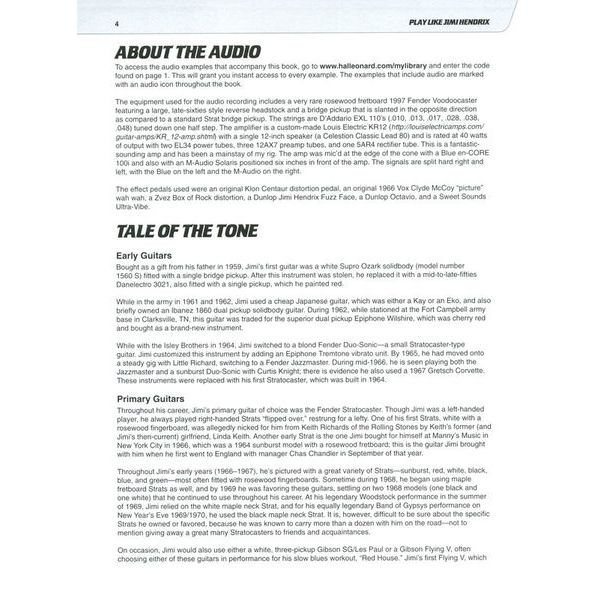 Hal Leonard Play Like Jimi Hendrix