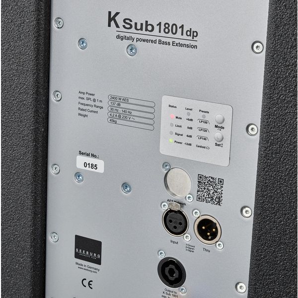 Seeburg Acoustic Line K Sub 1801 dp