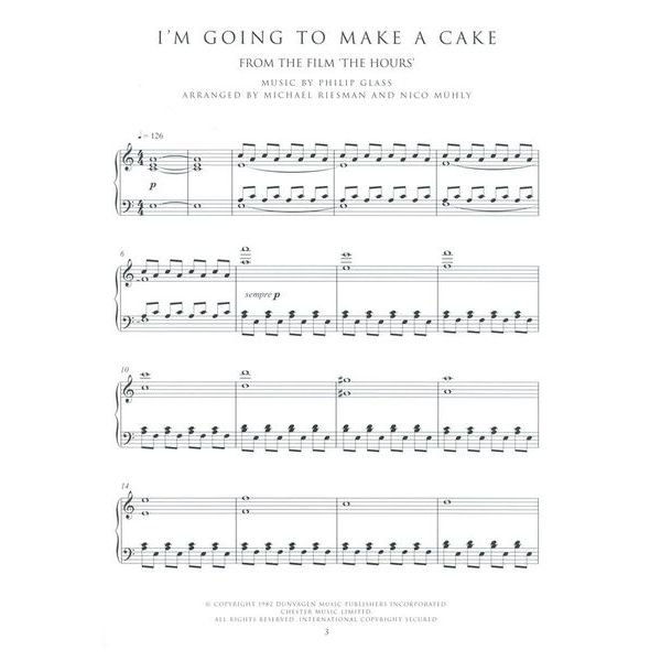 Wise Publications Philip Glass Piano Collection