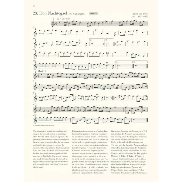Schott Baroque Recorder Anthology 2
