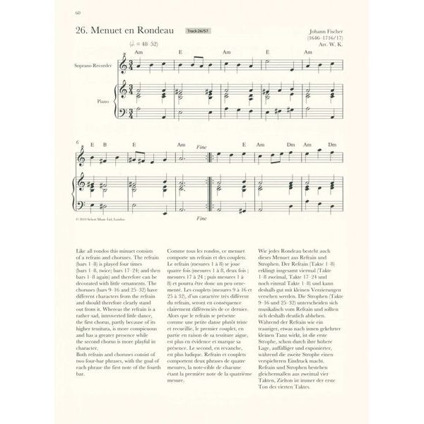 Schott Baroque Recorder Anthology 2