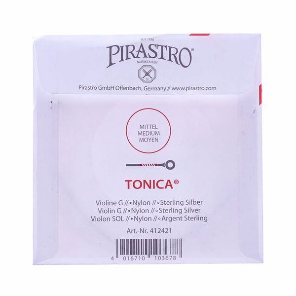 Pirastro Tonica Violin G 4/4 medium
