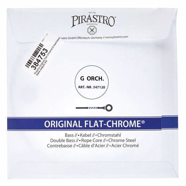 Pirastro Original Flat-Chrome G Bass