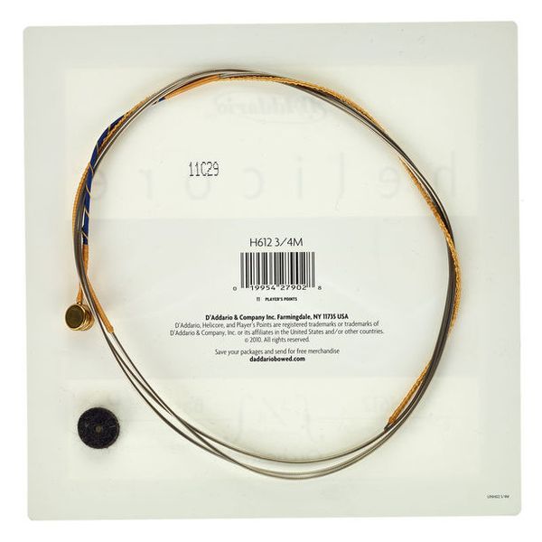 Daddario H612-3/4M Helicore Bass D Med.