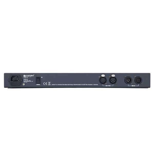 Cameo SB8.3 - Splitter/Booster DMX 8 Canaux Avec Connecteurs XLR 3 Points, Pour Régie Lumière Professionnelle