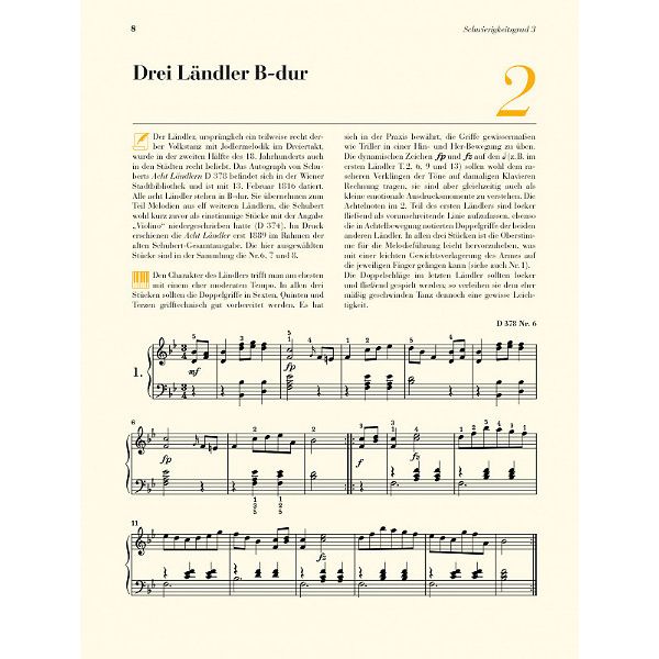 Henle Verlag Am Klavier Schubert