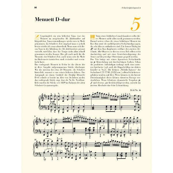 Henle Verlag Am Klavier Schubert