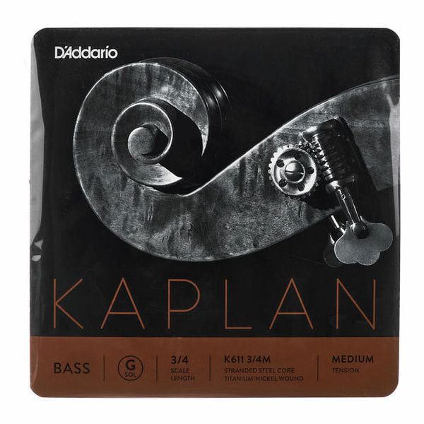 Daddario K611-3/4M Kaplan Bass G med.