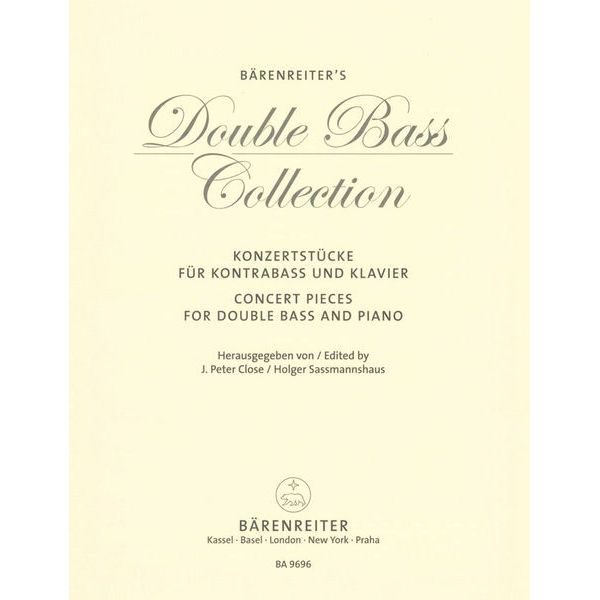 Bärenreiter Concert Pieces Double Bass