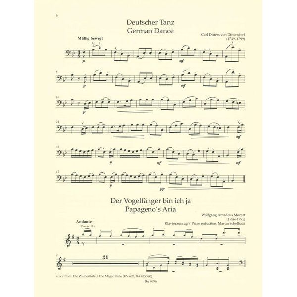 Bärenreiter Concert Pieces Double Bass