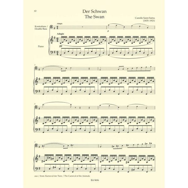 Bärenreiter Concert Pieces Double Bass
