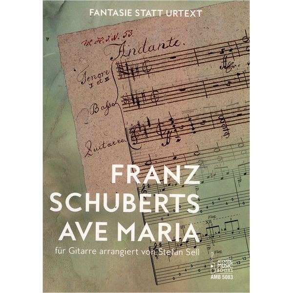 Acoustic Music Books Schubert Ave Maria Gitarre