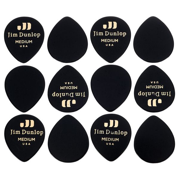 Dunlop Celluloid Teardrop Med. BK